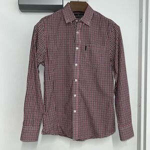 Five Four Men's Small Red/Blue/White Casual Button Down